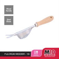 M10 Fulcrum Weeder Wooden Handle Garden Tool (11-3/4") 10I