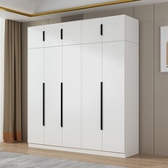 HY&amp; Wardrobe Home Bedroom Solid Wood Assembly Simple Rental Room Simple and Economical Open Door Wardrobe Minimalist Han