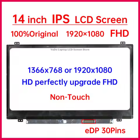 14 Inch Laptop LCD Screen N140BGE-EA3 N140HCA-EAB For Lenovo ThinkPad T460 T470 T480 L460 L470 L480 