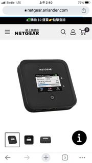 NETGEAR Nighthawk M5 5G WiFi 6 Mobile Router路由器＃MR5200[香港 行貨]