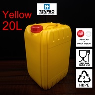 [NEW] 20L 20 Liter Jerry Can / Plastic Bottle / HDPE Container / Water Tank / Tong Air Drum / Bekas 