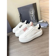 Hogan Casual Shoes - Lace-Up Stylish Comfortable Leatherette Breathable, Lightweight with Eco-friend