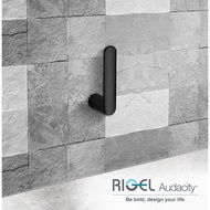 RIGEL Pebble Matte Black Paper Holder PH6905-BM