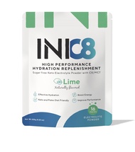 INIC8 Lime/Energy/Hydration/Sugar Free/Electrolyte Powder/Keto and Paleo Friendly/Low carb / C8 / MC