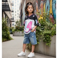 OLIVERKIDS - Boys and girls jersey 3-12 years NO 14 print Full Printing Women Girls Half Vintage Str