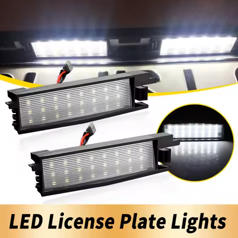 2x Led License Number Plate Light For Toyota Yaris 1999-2005 RAV4 2006-2015 Auris II 2012-2018 Corol
