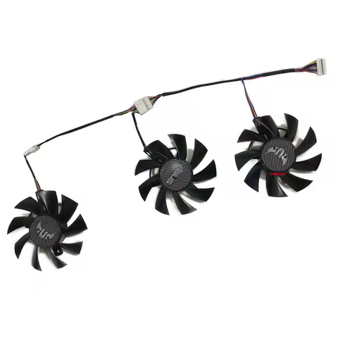 3Pcs/Set ,PLA08015S12HH,7Pin,GPU Cooler,Graphics Card Fan,For ASUS GTX 1660S 1660 Super RX 5700 5700