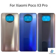 For Xiaomi Poco X3 Pro M2102J20SG Back Battery Cover Panel Rear Housing Case Replace Door Replacemen