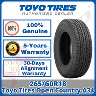 【OEM Toyota Hilux】 265/65R17 Toyo Tires Open Country A34 *Year2025【S8 Webstore RM570】