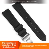 14-24mm Soft Silicone Watch Strap for Fossil FS5237/FS5132/FS5241 - Waterproof Replacement Band with
