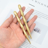 Brass Hand Foot Acupuncture Stick Dredging Meridian Pen Hand Therapy Pedicure Diagnosis Stick Brass 