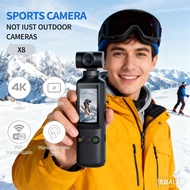 SPORTS CAMERA X8 4K Video+WiFi Transmission Unlock Multi Scene Sports Shooting Experience