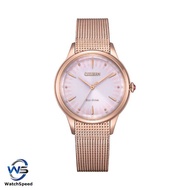 Citizen Women's EM0819 EM0819-80X Eco-Drive Rose Gold Stainless Steel Watch