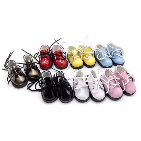 Fashion 4.5cm BJD Shoes 1/6 30cm Handmade Chubby Shoes DIY Replace Wear Cotton