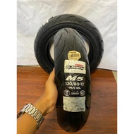 Corsa Brand Motorcycle Outer Tire PLATINUM M5 SIZE 120/80-12 Tubeless - Automatic Motorcycle Tire et