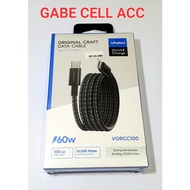VIVAN DATA CHARGER CABLE VORCC100 TYPE-C TO TYPE-C FAST CHARGING 60W