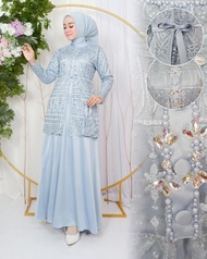 Gamis Dress Adinda  Mewah Kekinian - Gamis Pesta Pernikanan Model Stlyle Modis - Gamis Kondangan Sim