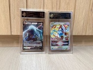 PTCG S12 079/098 洛奇亞 V + 080/098 洛奇亞 VSTAR 10 分評分卡