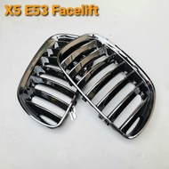 Grill BMW X5 E53 Facelift 04-06 Black Glossy