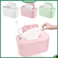 surpriseprice| Skin Wipe Warmer Wipes Warmer Dispenser Portable Baby Wipe Warmer with Led Display – 