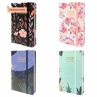 PEONYTWO 2026 Pocket Planner, Weekly and Monthly Schedule Organizer Pocket Calendar 2026, Agenda Jan