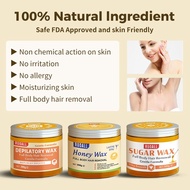 SUMAX hot hair removal wax 400g large capacity hair removal comes with 10 sheets of paper  2 wax sti