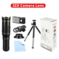 Phổ điện thoại di động Ống nhòm một mắt 22X 32x ống kính máy ảnh camera điện thoại bên ngoài Zoom ma