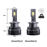 2PCS D2S D4S LED ไฟหน้ารถหลอดไฟ HID Canbus D2R D4R หลอดไฟซีนอน Turbo 6000K รถรถจักรยานยนต์ Plug & Pl