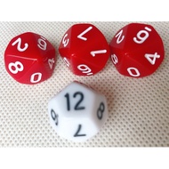 Color Multi-Sided Teaching Arithmetic 0-9 Dice Entertainment 3D Arrangement Color d10 d12 d16 d24 d3