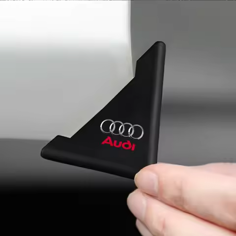 2/4pcs Car Door Corner Protection Decals Stickers Accessories For Audi A1 A2 A3 A4 A5 A6 A7 A8 Q1 Q2
