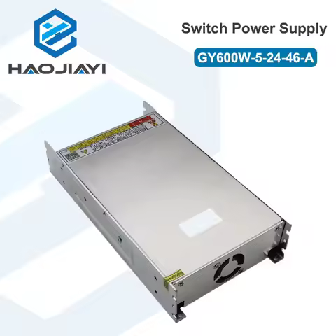 HAOJIAYI CNC Router Switch Power Supply GY600W-5-24-46 Output DC5V 3A 24V 3A 46V 11A for Laser Cutti