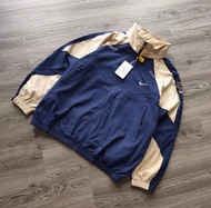 🌺全新100% Cav Empt x Nike 聯名款 立領拉鏈夾克外套 衝鋒衣 黑藍色 男女同款