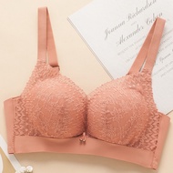 bra span tebal baju dalam perempuan Bra kecil seksi 5CM tebal tanpa cincin keluli