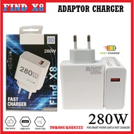 HP 280W Charger Adapter For OPP FIND X8 Charger Head Adapter Universalhp Supports Fast Charging