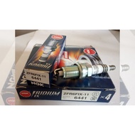 (NEW STOCK) (100% ORIGINAL ) HONDA ACCORD SDA 2.0 2.4 NGK IRIDIUM SPARK PLUG (ZFR6FIX-11)