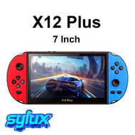 X12 Plus จอ LCD ขนาด 7 นิ้ว เครื่องเล่นเกมพกพา หน้าจอใหญ่ แบบ Retro รองรับ PSP / NES / GBA เหมาะสำหร