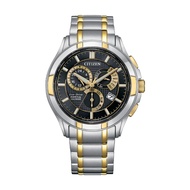 (AUTHORIZED SELLER) Citizen Eco-Drive Chronograph Silver Stainless Steel Strap Men Watch BL8164-57E