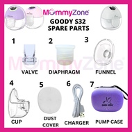 Bunny Goody - S32 / Aster / S32 Pro Alat Ganti / Spareparts Breastpump (Valve/Diaphragm/Cup/Funnel/D