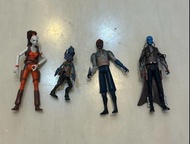 Hasbro 星球大戰人仔  Star Wars Clone Wars Action Figures Set Bounty Hunter (Trandoshan, Cad Bane, and Embo