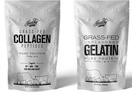 ▶$1 Shop Coupon◀  HearthyFoods Halal Collagen &amp; Gelatin Pack of 2 Peptides Powder Pure Grass Fed Col