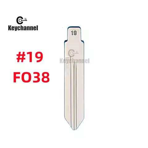 10pcs/lot #19 KD VVDI Replacement Car Key Blade Lishi FO38 Blank Key Uncut Blade Car-styling for For