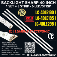 BACKLIGT TV LED SHARP 40 INC LC 40LE180 40LE185 40LE295 I 1 LAMPU BL 6K 3V 40LE 40LE180I 40LE185I 40