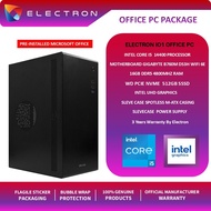 ELECTRON IO1 DIY OFFICE PC PACKAGE ( INTEL CORE I5-14400,16GB,512GBSSD,INTEL UHD,W11P)