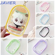 JAVIER Doll Storage Bag, Clear Cartoon Design 10cm Transparent Doll Bag, Kawaii Cute Display PVC Out