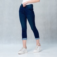 C2 Watson Navy Jeans Capri Push Up Wanita