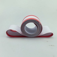 1pc 1m/39.37in  PVC Floor Cable Protector Self Adhesive Wire Cover Flexible Cable Duct Cord Hider Fo