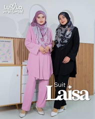 [SALE] 💓 Suit Laisa Ironless by Luvla | Suit muslimah murah tak payah gosok, plus size, baju nursing