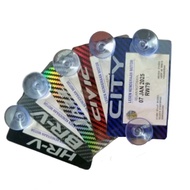 Honda Design Roadtax Car Holder 2024 Small Design For HONDA Arcylic RoadTax Accessories