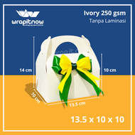 (Isi 20 pcs) Gable Box S 13.5x10x10// box toples/ box jinjing/ box tenteng/ kotak souvenir/ box hamp