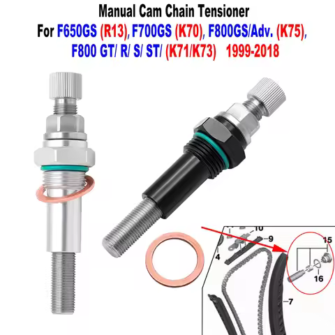 Manual Timing Cam Chain Tensioner Adjuster For BMW F650GS F700GS F800GS/GS Adv F800GT F800R F800S/ST